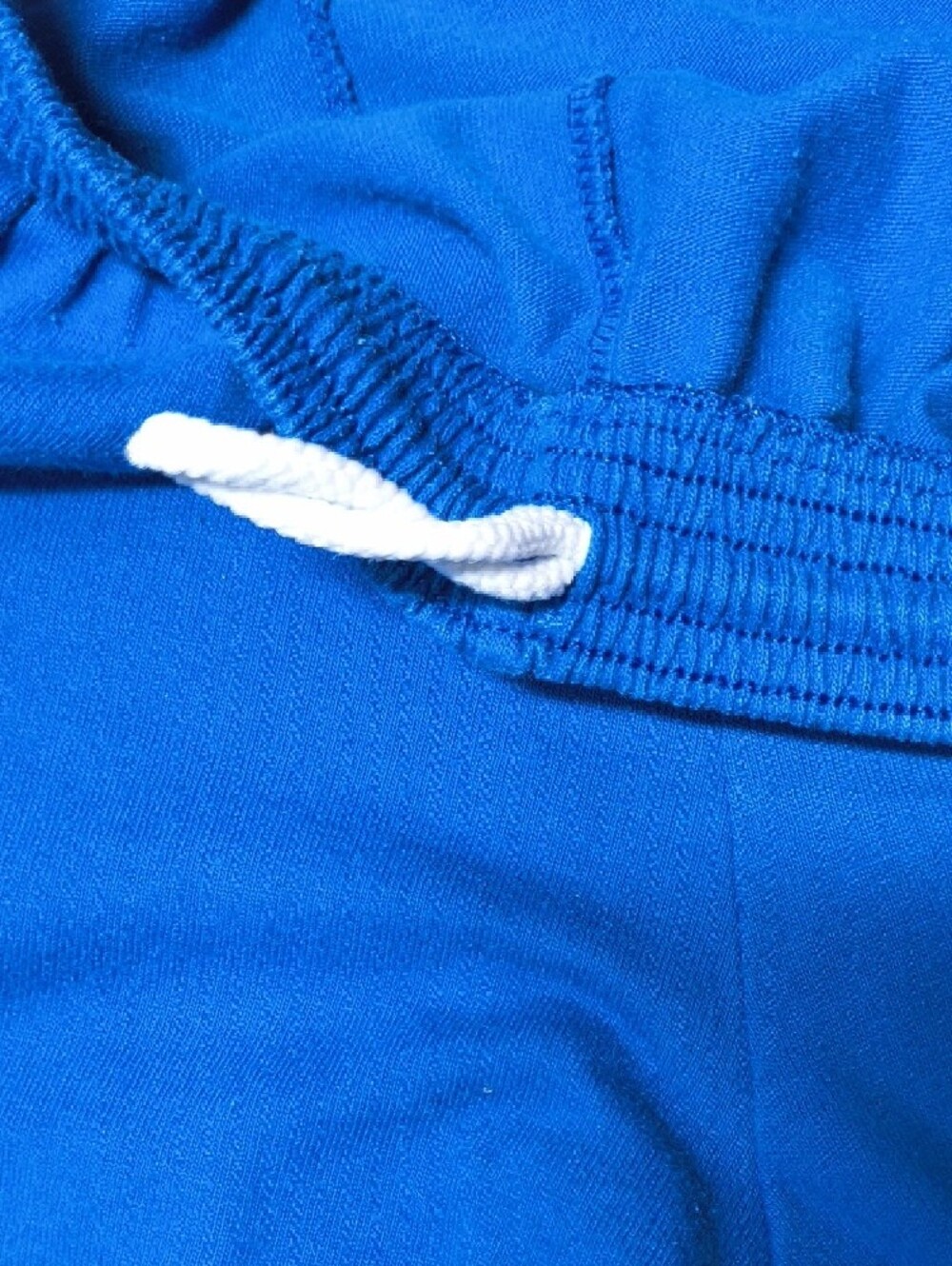 Vintage Cuffed Royal Blue Elastic Waist Soffe Shorts Size M Z1 - Picture 3 of 6